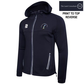 Dual Full Zip Hoody - Navy