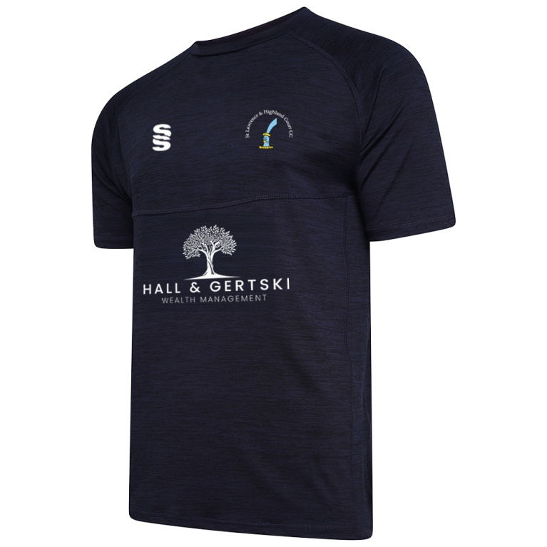 Juniors - Dual Gym T-shirt - Navy Melange