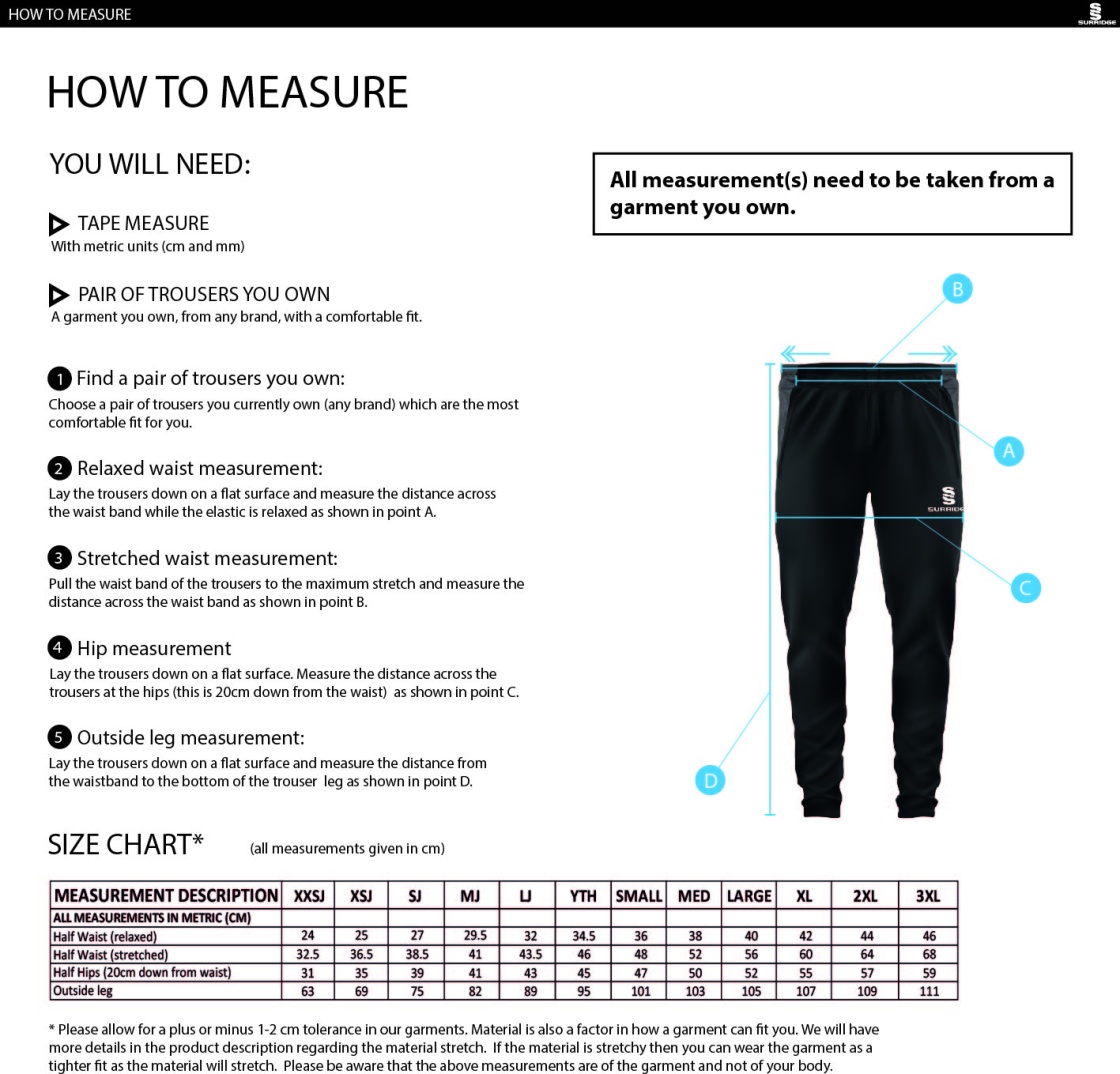 Juniors - Dual Skinny Pant - Navy - Size Guide