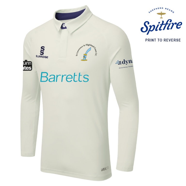 Ergo Long Sleeve Cricket Shirt Navy